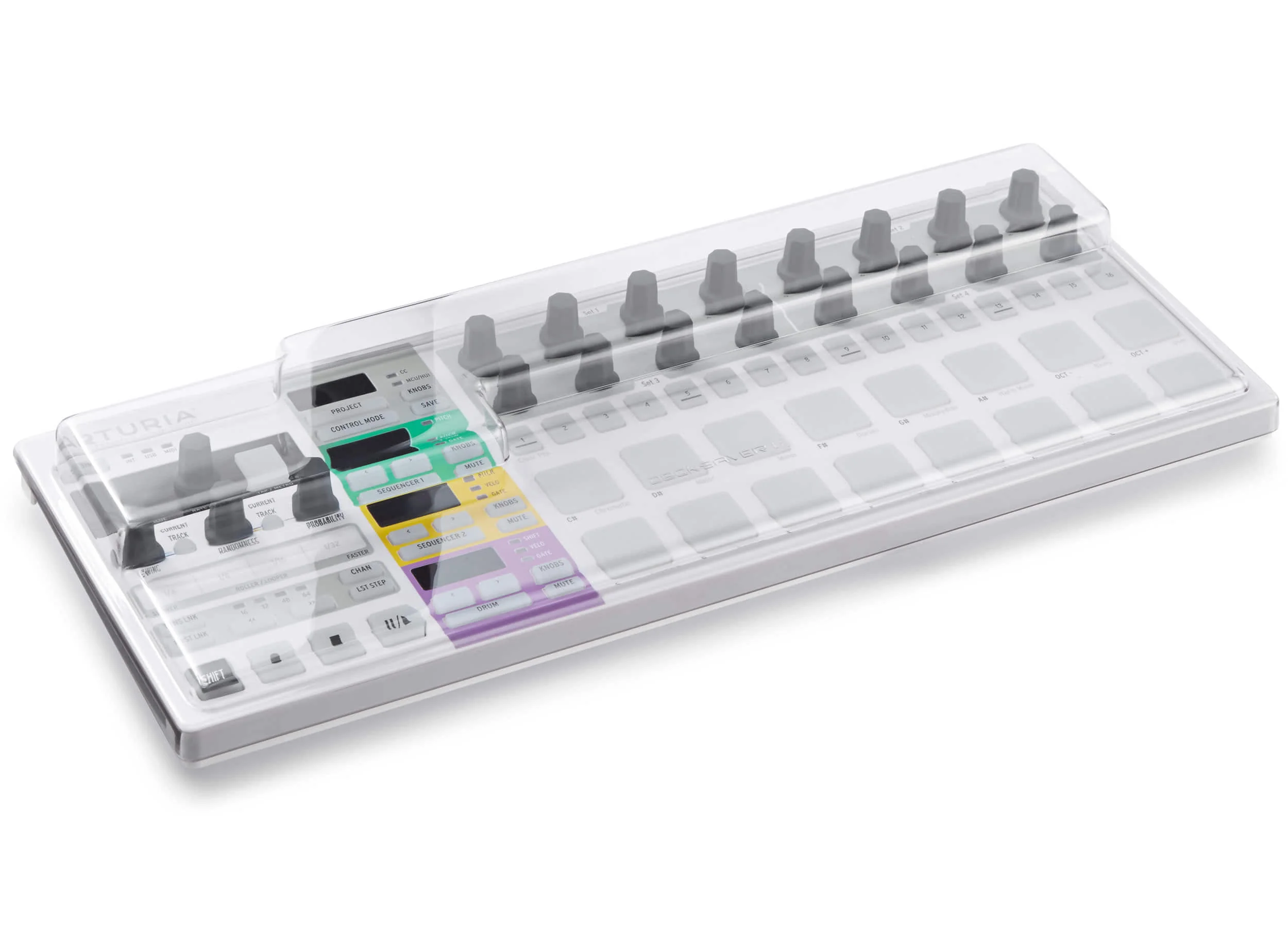 Decksaver Arturia BeatStep Pro için Decksaver LE Koruyucu Kapak