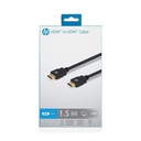 HP HP001GBBLK1.5TwW 1.5m 4K HDMI Kablo