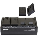 SWIT LC-D421F 4’lü NP-F Batarya Hızlı Şarj Cihazı