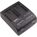 SWIT S-3602D Çiftli Batarya Şarj Cihazı ve Adaptör (Panasonic VW-VBD Serisi)