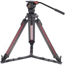 Teris TSN6CF-Q PLUS Tripod and Fluid Head System (Karbon Fiber)/ 7 Kg