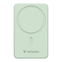 Verbatim 10000 Mah Manyetik Kablosuz (Magsafe) 15W Powerbank 20W PD Yeşil Renk Kablo Dahil-(32228)