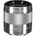 Sony E 50mm f/1.8 OSS Lens (Gümüş)