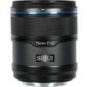 Sirui Sniper 75mm F1.2 APS-C/S35 Auto-Focus Lens (X Mount, Siyah)