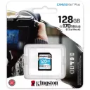 Kingston 128GB Canvas Go Plus USH-I Hafıza Kartı SDG3/128GB