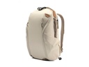Everyday Backpack Zip 15L Bej Sırt Çantası