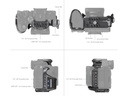 SmallRig 4308 Sony A7R V / A7 IV / A7S III Uyumlu Kafes Kiti