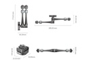 SmallRig 4489 Hawklock H21 Rosette Hızlı Çıkarılabilir Magic Arm